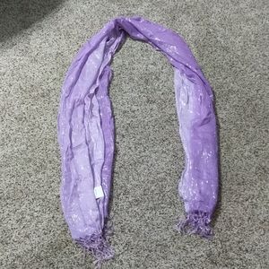 Brand New Purple shiny scarf